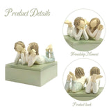 Maxbell Jewelry Box Multifunctional Women Resin Ornament for Bracelet Necklace Rings