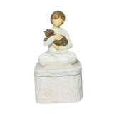 Maxbell Jewelry Box Gift Engraved Cat Dog Souvenir Box for Necklace Bracelet Earring