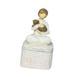 Maxbell Jewelry Box Gift Engraved Cat Dog Souvenir Box for Necklace Bracelet Earring