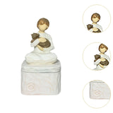 Maxbell Jewelry Box Gift Engraved Cat Dog Souvenir Box for Necklace Bracelet Earring