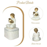 Maxbell Jewelry Box Gift Engraved Cat Dog Souvenir Box for Necklace Bracelet Earring