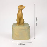 Maxbell Pet Souvenir Jewelry Box Pet Urn Gift Jewelry Case for Earring Charm Pendant