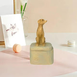 Maxbell Pet Souvenir Jewelry Box Pet Urn Gift Jewelry Case for Earring Charm Pendant