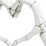 Maxbell Hearts Hand Sculpture Decoration Gifts Halloween Ornament Desk Office Window White