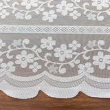 Maxbell Lace Curtain Home Decor Floral Curtain Panel for Living Room Bedroom Wedding 150cmx200cm