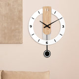 Maxbell Wall Clock Lightweight Mute Minimalist Home Decoration for Study Room Office