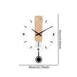 Maxbell Wall Clock Lightweight Mute Minimalist Home Decoration for Study Room Office