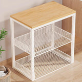 Maxbell Portable Washer Stand Rice Cooker Air Fryer Rack for Office Balcony Bathroom White