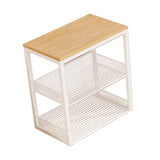 Maxbell Portable Washer Stand Rice Cooker Air Fryer Rack for Office Balcony Bathroom White