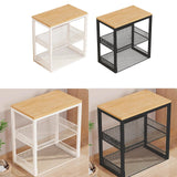 Maxbell Portable Washer Stand Rice Cooker Air Fryer Rack for Office Balcony Bathroom White
