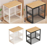 Maxbell Portable Washer Stand Rice Cooker Air Fryer Rack for Office Balcony Bathroom White