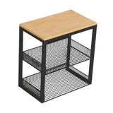 Maxbell Portable Washer Stand Rice Cooker Air Fryer Rack for Office Balcony Bathroom black