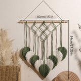 Maxbell Macrame Wall Hanging Hand Woven Tapestry Bohemian for Apartment Dorm Wedding