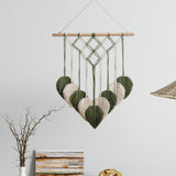 Maxbell Macrame Wall Hanging Hand Woven Tapestry Bohemian for Apartment Dorm Wedding