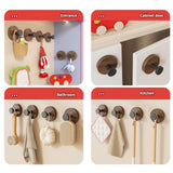 Maxbell 4x Suction Hooks Towel Heavy Duty Scarf Handmade Bags Removable Clothes Rack