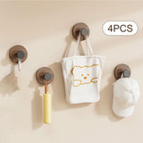 Maxbell 4x Suction Hooks Towel Heavy Duty Scarf Handmade Bags Removable Clothes Rack