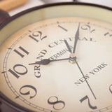 Maxbell Double Sided Wall Clock Round Decorative Clock for Bedroom Living Room Hotel
