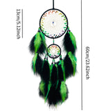 Maxbell Dreamcatcher Wall Decor Decorative Dreamcatcher for Party Home Birthday Gift green