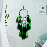 Maxbell Dreamcatcher Wall Decor Decorative Dreamcatcher for Party Home Birthday Gift green