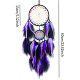 Maxbell Dreamcatcher Wall Decor Decorative Dreamcatcher for Party Home Birthday Gift violet