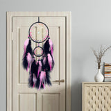 Maxbell Dreamcatcher Wall Decor Decorative Dreamcatcher for Party Home Birthday Gift pink