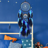 Maxbell Dreamcatcher Wall Decor Decorative Dreamcatcher for Party Home Birthday Gift blue