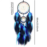 Maxbell Dreamcatcher Wall Decor Decorative Dreamcatcher for Party Home Birthday Gift blue