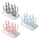 Maxbell Bottle Dry Rack Countertop Easy to Clean Dryer Rack for Cups grey
