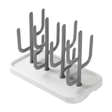 Maxbell Bottle Dry Rack Countertop Easy to Clean Dryer Rack for Cups grey