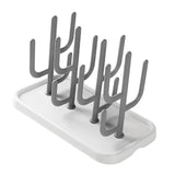 Maxbell Bottle Dry Rack Countertop Easy to Clean Dryer Rack for Cups grey