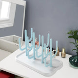Maxbell Bottle Dry Rack Countertop Easy to Clean Dryer Rack for Cups green