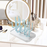 Maxbell Bottle Dry Rack Countertop Easy to Clean Dryer Rack for Cups green