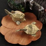 Maxbell Deep Sea Fish Staute Oriental Crafts Tea Pet for Living Room Shelf Fireplace