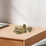Maxbell Deep Sea Fish Staute Oriental Crafts Tea Pet for Living Room Shelf Fireplace