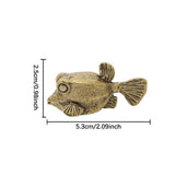 Maxbell Deep Sea Fish Staute Oriental Crafts Tea Pet for Living Room Shelf Fireplace