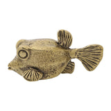 Maxbell Deep Sea Fish Staute Oriental Crafts Tea Pet for Living Room Shelf Fireplace
