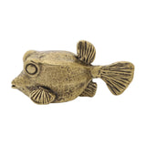 Maxbell Deep Sea Fish Staute Oriental Crafts Tea Pet for Living Room Shelf Fireplace