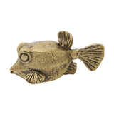 Maxbell Deep Sea Fish Staute Oriental Crafts Tea Pet for Living Room Shelf Fireplace