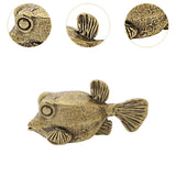 Maxbell Deep Sea Fish Staute Oriental Crafts Tea Pet for Living Room Shelf Fireplace