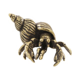 Maxbell Brass Crab Figurine Tea Pet Sculpture for Tea Room Home or Office Decoration