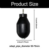 Maxbell Inflatable Pipe Plug Rubber for Municipal Pipes Maintenance Bathroom Kitchen for DN50 to DN75