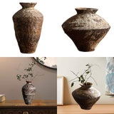 Maxbell Flower Vase Antique Birthday Gift Flowerpot for Table Shelf Farmhouse Office Height 23cm