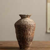 Maxbell Flower Vase Antique Birthday Gift Flowerpot for Table Shelf Farmhouse Office Height 23cm
