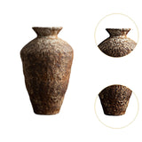 Maxbell Flower Vase Antique Birthday Gift Flowerpot for Table Shelf Farmhouse Office Height 23cm