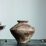 Maxbell Flower Vase Antique Birthday Gift Flowerpot for Table Shelf Farmhouse Office Height 17cm
