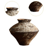 Maxbell Flower Vase Antique Birthday Gift Flowerpot for Table Shelf Farmhouse Office Height 17cm