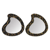 Maxbell Wall Mirror Apartment Entryway Bathroom Modern Makeup Mirror Wall Decoration Style A