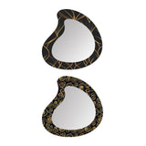 Maxbell Wall Mirror Apartment Entryway Bathroom Modern Makeup Mirror Wall Decoration Style A