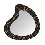 Maxbell Wall Mirror Apartment Entryway Bathroom Modern Makeup Mirror Wall Decoration Style A
