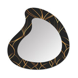 Maxbell Wall Mirror Apartment Entryway Bathroom Modern Makeup Mirror Wall Decoration Style A